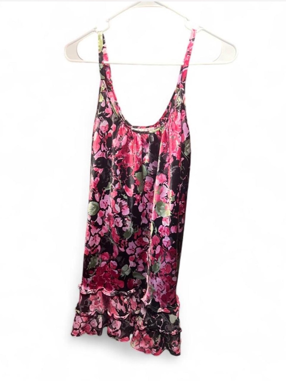 Y2K Oscar De laRenta Pink floral slip dress